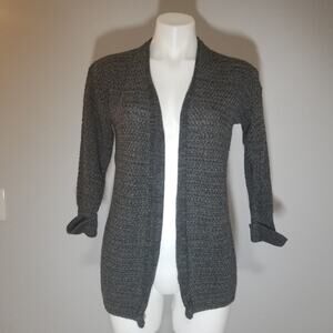 Boohoo Grey Open front Sweater